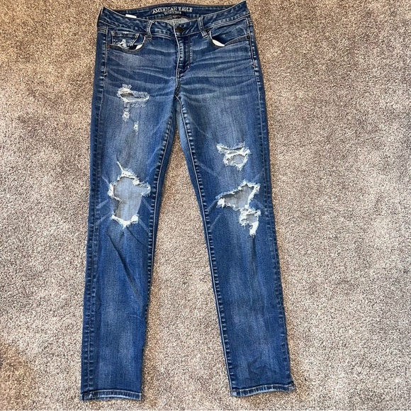 American Eagle Skinny Super stretch jeans Size 10 - Picture 2 of 7